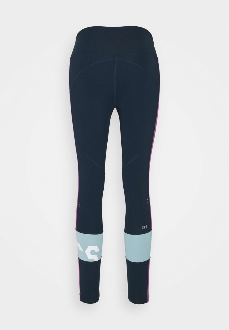 Damen Sportbekleidung | ASICS COLOR BLOCK CROPPED Tights french blue/digital grape/dunkelblau - LV11552 Damen Sportbekleidung | ASICS COLOR BLOCK CROPPED Tights french blue/digital grape/dunkelblau - LV11552
