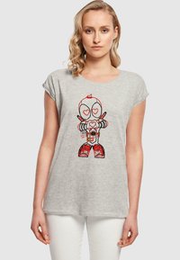 ABSOLUTE CULT DEADPOOL - LOVE BEAM LINE - T-shirts med print - heather grey