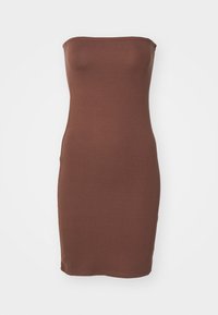 NA-KD MINI TUBE DRESS - Φόρεμα από ζέρσεϊ - brown