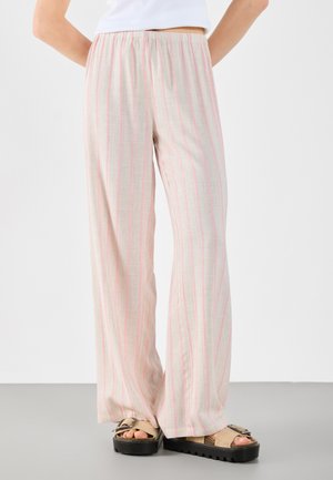 LINEN BLEND - Auduma bikses - white
