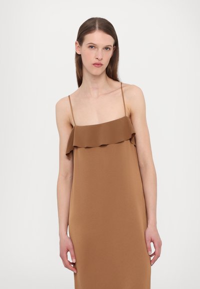 Filippa K FLUID DRAPED STRAP DRESS - Kokteiļkleita/ballīšu kleita - light brow