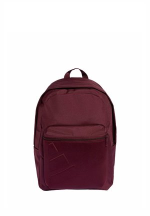 ESSENTIALS EMBOSSED LOGO - Dnevni ruksak - maroon