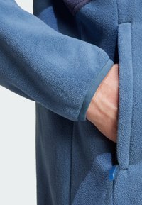 Adidas Terrex MULTI FULL-ZIP FLEECE - Giacca in pile - steel   shadow navy