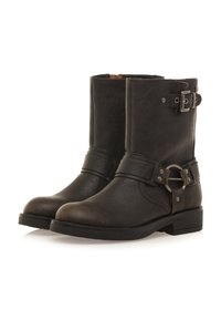 mtng Botines con plataforma - dark brown melange