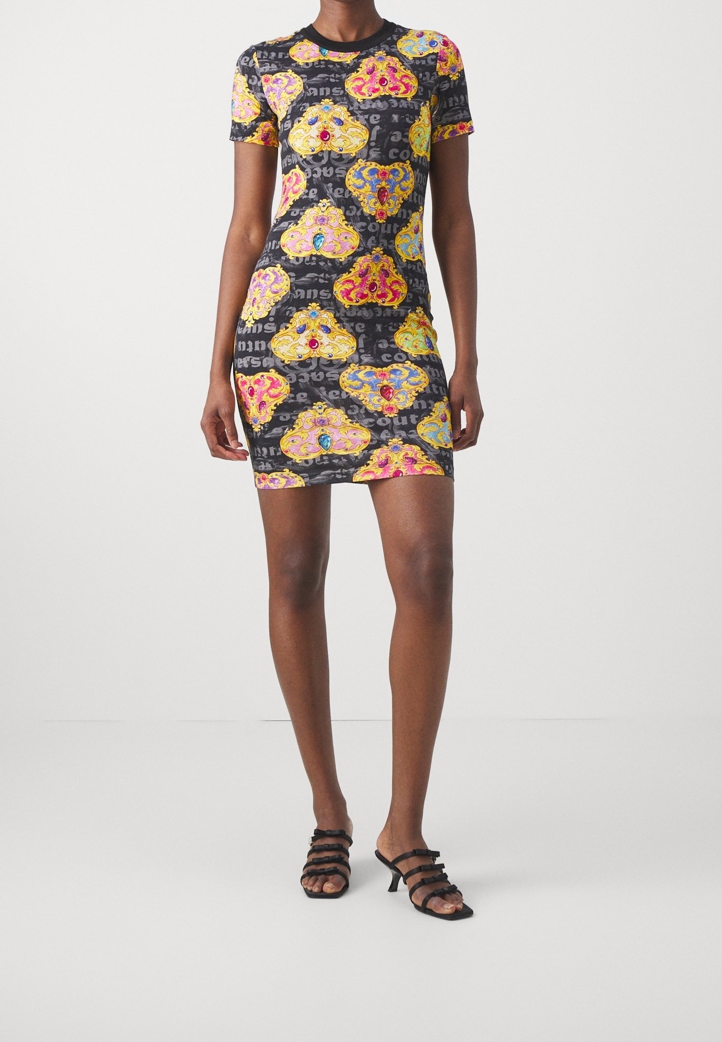 Versace Jeans Couture Shift dress - black - (Pre-owned) - Zalando.ie