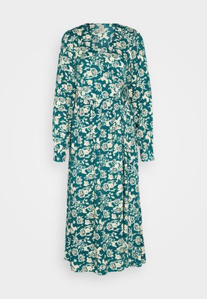 YAS YASBIMLA MIDI WRAP DRESS - Robe de jour - deep lake
