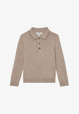 Ilgarankovis viršutinės dalies drabužis - wheat melange