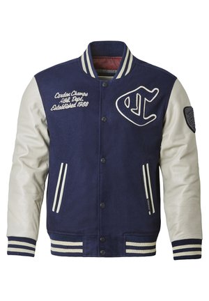 Bomber Jacket - navy beige