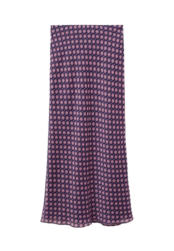 FLOWY - Maxi skirt - maroon3