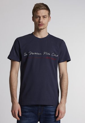 TURIAU - Print T-shirt - navy
