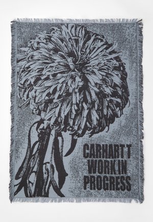 Carhartt WIP CHRYSANTHEMUM BLANKET UNISEX - Other accessories - misty sky/black