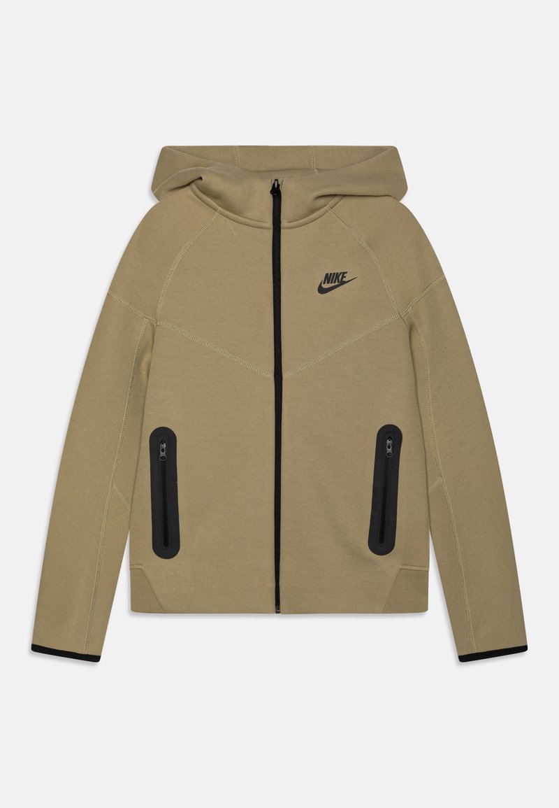 Nike Sportswear TECH FZ - Cipzáras pulóver - neutral olive/black