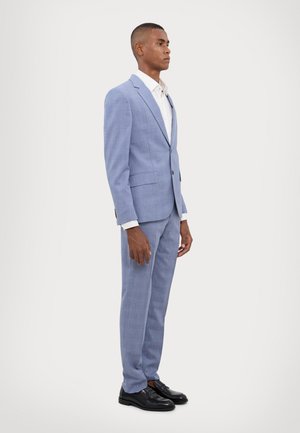 TAILORED FIT BUTTON SUIT - Veste de costume - blue