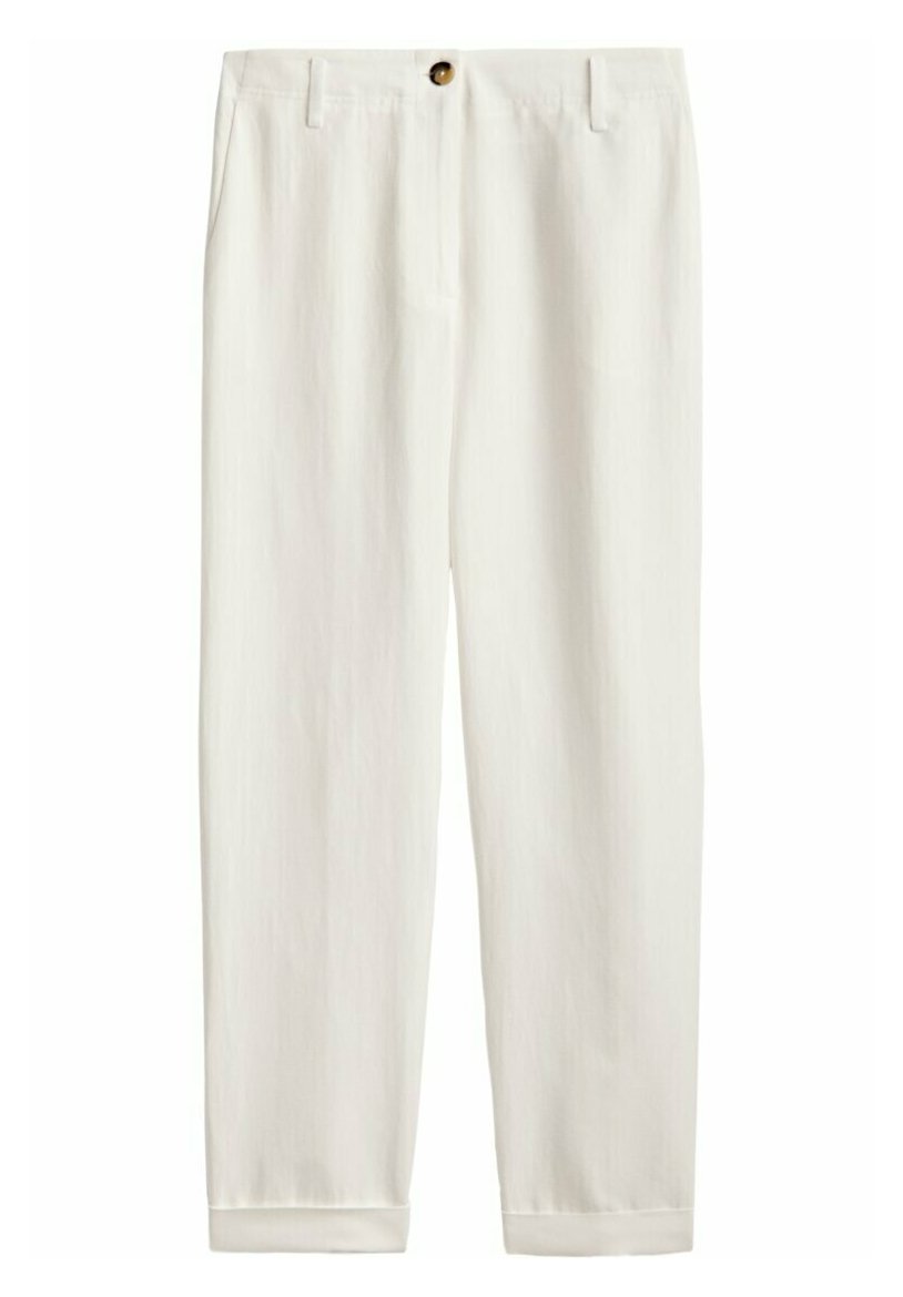 Massimo Dutti Pantaloni - white/bianco - Zalando.it
