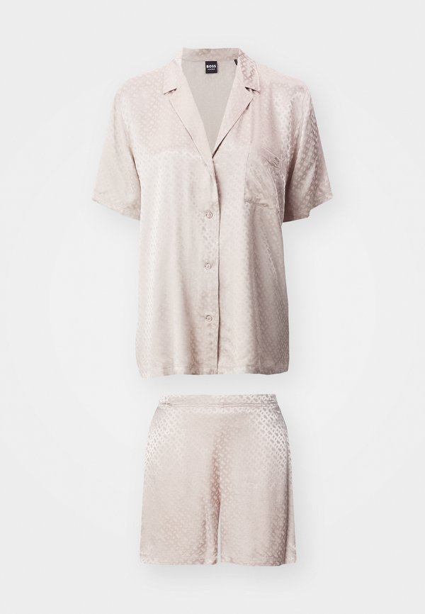 MONOGRAM SHORT SET - Pyjama set - light beige2