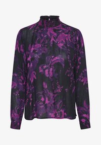 Non selezionato, black purple painted flower