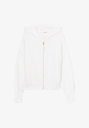 BONOBO Jeans LANGÄRMELIGE MIT KAPUZE - Cardigan - ecru