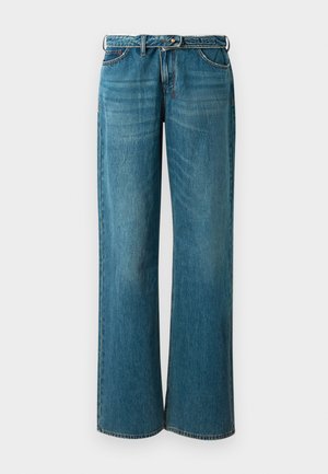 LOW RIDER FLIP AGED - Wide Leg - blue denim