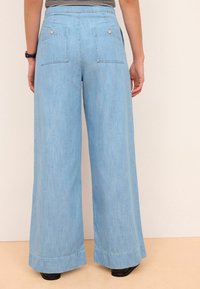 Next LIGHTWEIGHT WIDE TALL - Jeans baggy - blue
