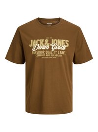 Jack & Jones JJELOGO TEE O-NECK - Marškinėliai su spaudiniu - monks robe