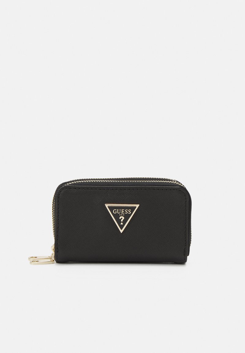 Guess DOUBLE ZIP MINI WALLET Geldbörse black/schwarz Zalando.at