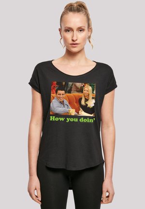 F4NT4STIC LONG CUT 'FRIENDS TV SERIE HOW YOU DOIN' - T-Shirt print - black