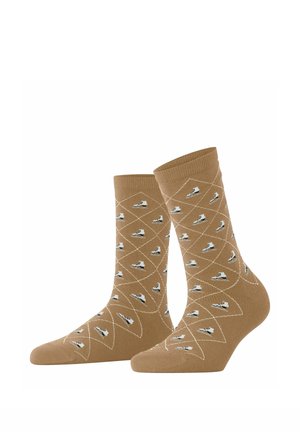 Burlington, ICE SKATE SOCKEN - Sokken - brown sugar
