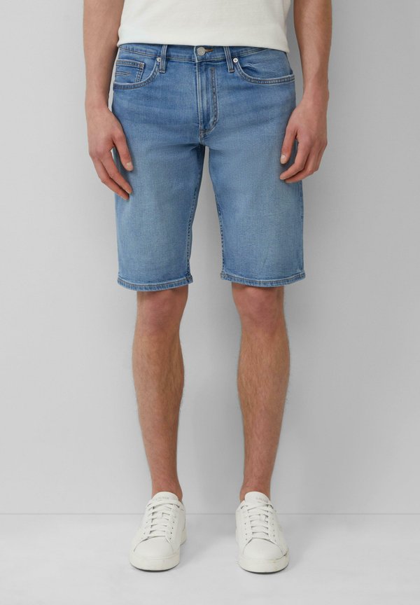 BERMUDA - REGULAR FIT MID RISE STRAIGHT LEG - Jeans Shorts - blau