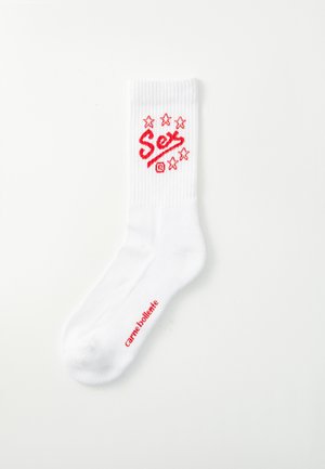 Carne Bollente SOCKS SHOCKS UNISEX - Chaussettes - white