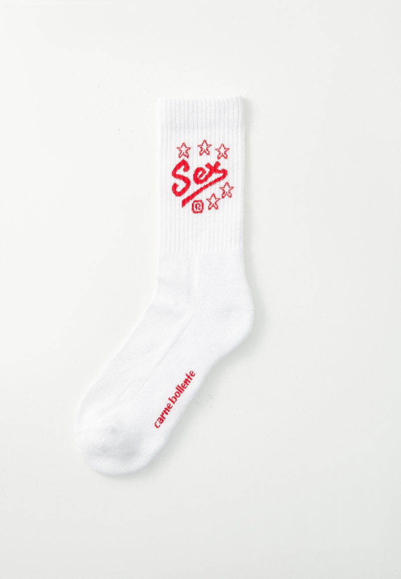 Carne Bollente SOCKS SHOCKS UNISEX - Sokker - white
