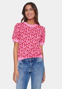 Saint Tropez - ZICO PULLOVER - Print T-shirt - fuchsia st feu Thumbnail Image 1