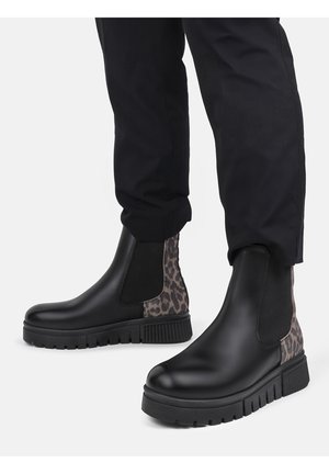 Classic ankle boots - schwarz dunkelbraun