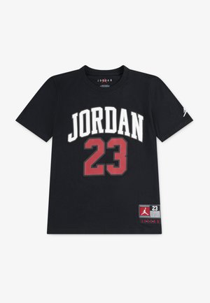 Jordan PRACTICE FLIGHT TEE  - Tričko s potlačou - black/gym red