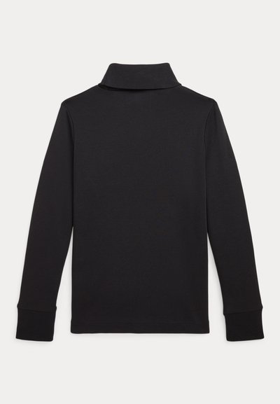 Polo Ralph Lauren COTTON INTERLOCK ROLL NECK - Top s dlhým rukávom - black