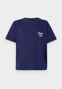 JORNORREBRO TYPO SS CREW NECK - T-shirt imprimé - ocean cavern