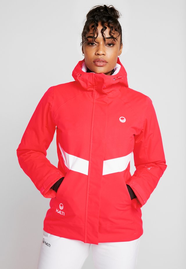 KELO JACKET - Skijakker - neon fiery coral