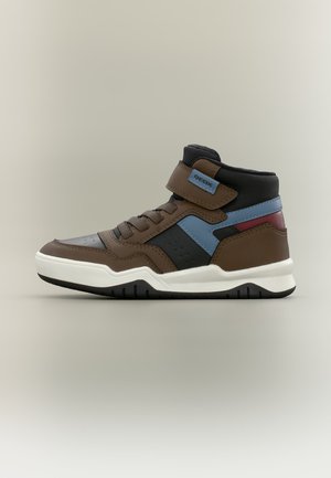 Geox, PERTH BOY - Sneaker high - dark brown/black