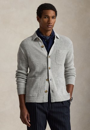 Polo Ralph Lauren TEXTURED COTTON CARDIGAN - Jopica - grey combo