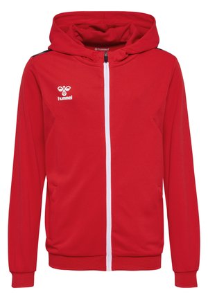 HMLAUTHENTIC PL ZIP HOODIE  - Trainingsjacke - true red