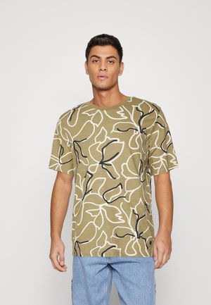 Maglietta Da Uomo Oversize, A Maniche Corte, In Cotone, Con Scollo - Foto 2