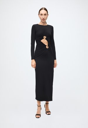 NEVE LONG SLEEVE MAXI DRESS - Koktejlové šaty / šaty na párty - black