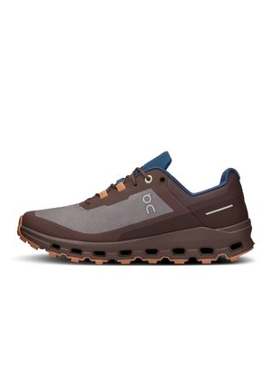 On CLOUDVISTA WATERPROOF - Laufschuh Trail - zinc   grape
