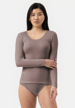 LANGARM SERIE EXQUISITE - Undershirt - milk n coffee