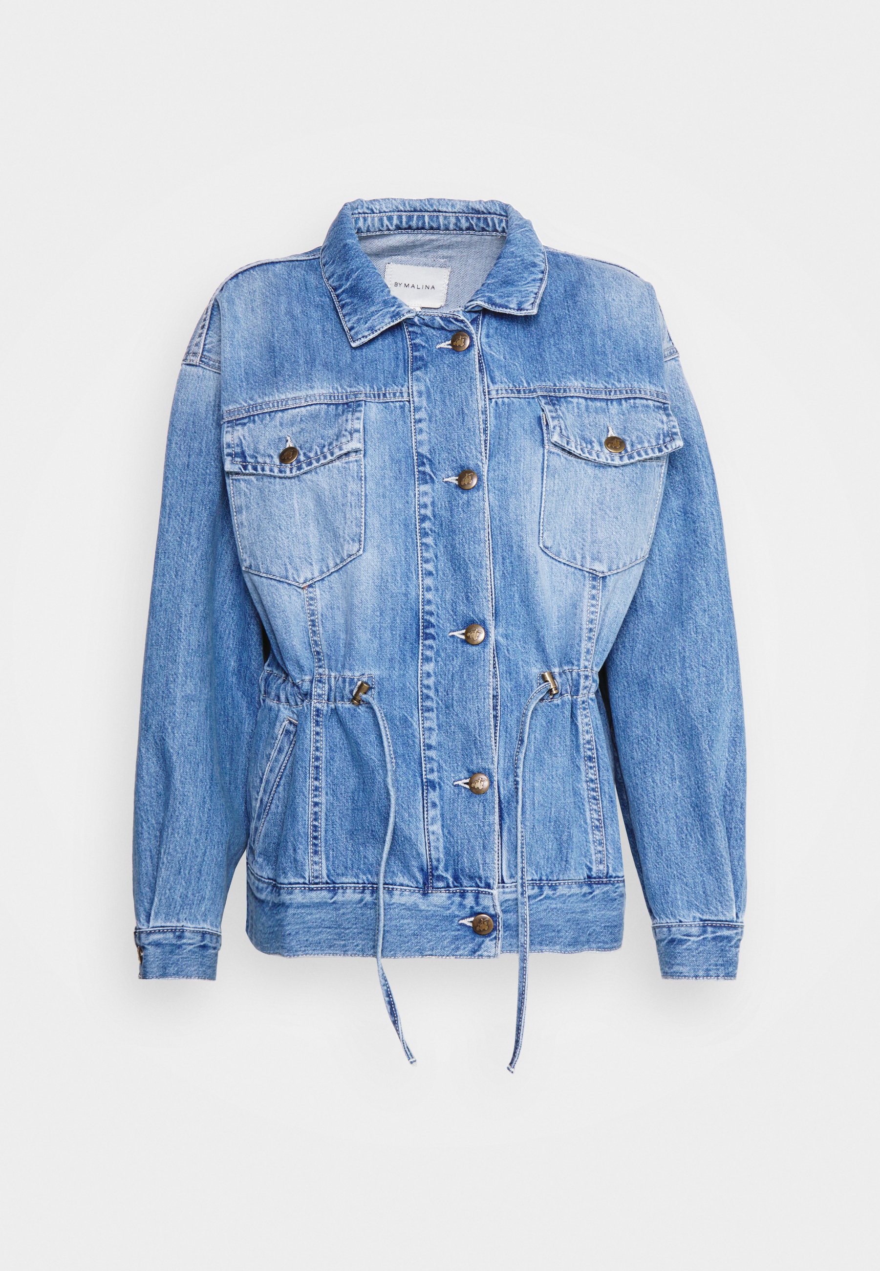 by Malina Alice Jacket Denim Jacket Washed Blue, Women's, Size: 8, Blue Denim
