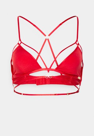 We Are We Wear, EXTREME STRAPPY BRALETTE - Bikiinide ülaosa - red