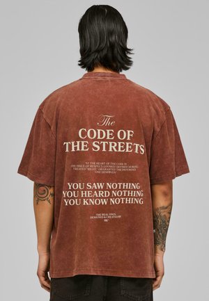 TEE - Print T-shirt - brown