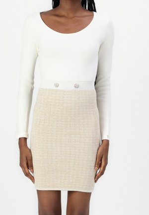 Abito in maglia - white