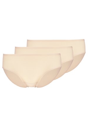 SOFTSTRETCH SHORTY 3 PACK - Onderbroeken - nude