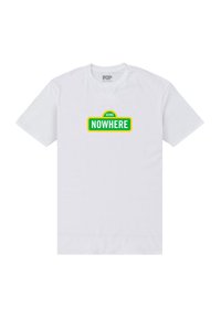 Henry Tiger POP CREATURE NOWHERE - Camiseta estampada - white