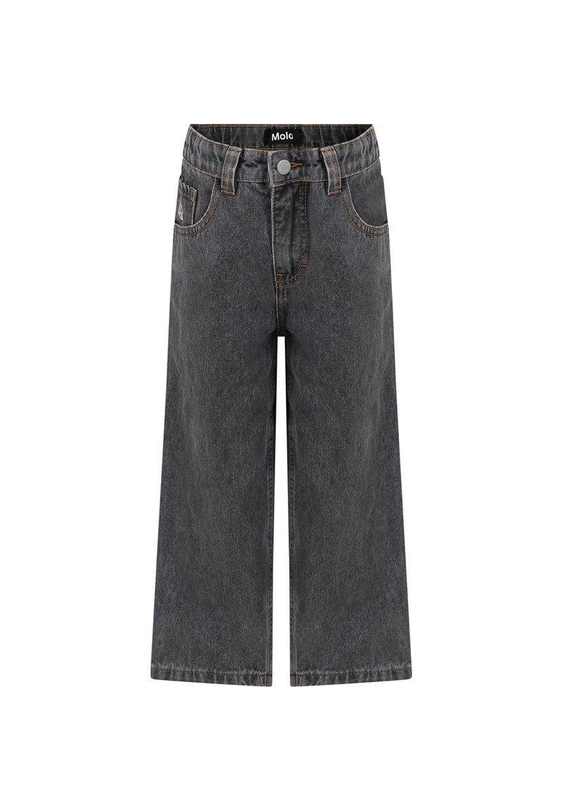 Molo Flared Jeans zwartblauw denim Molo Flared Jeans zwartblauw denim